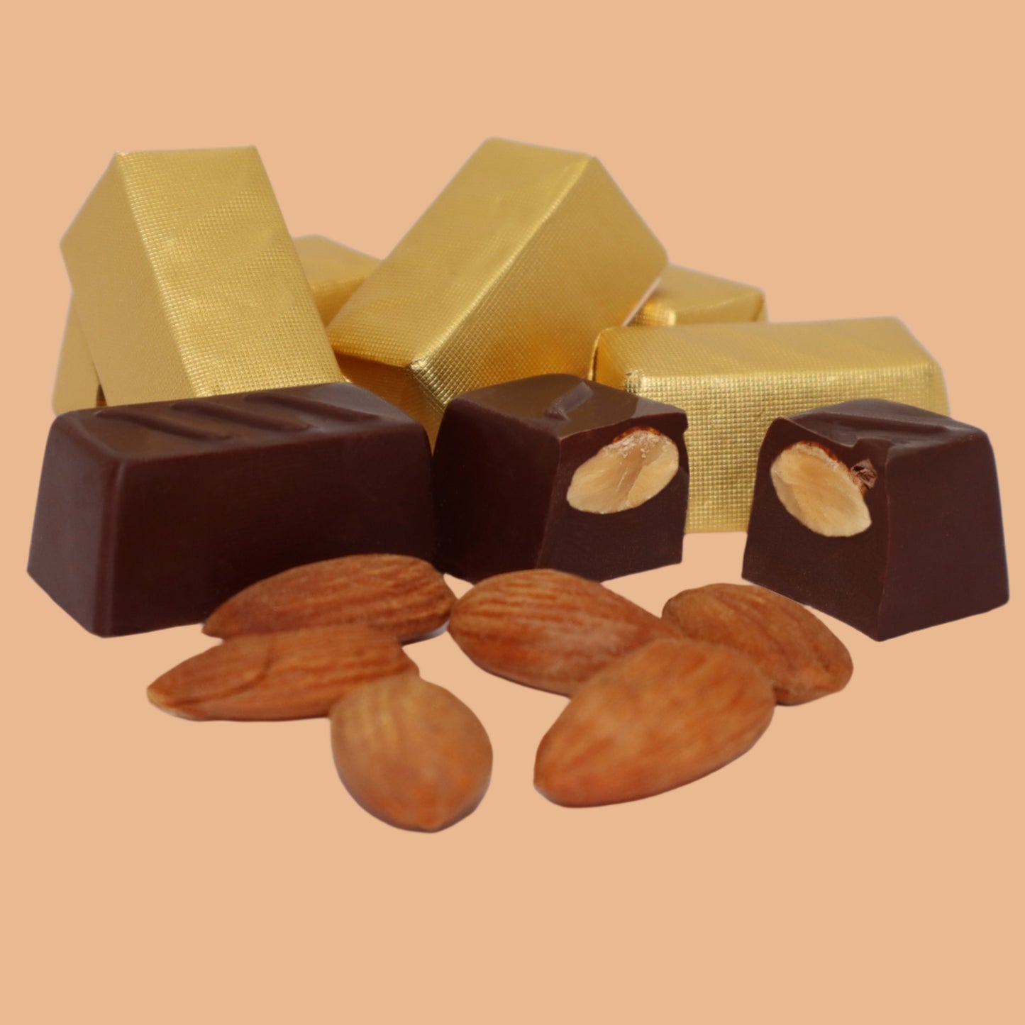 WRAPPED DARK 1 ALMOND (V)