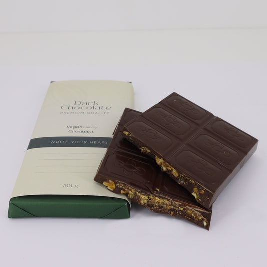 TABLET 100 G DARK CROQUANT
