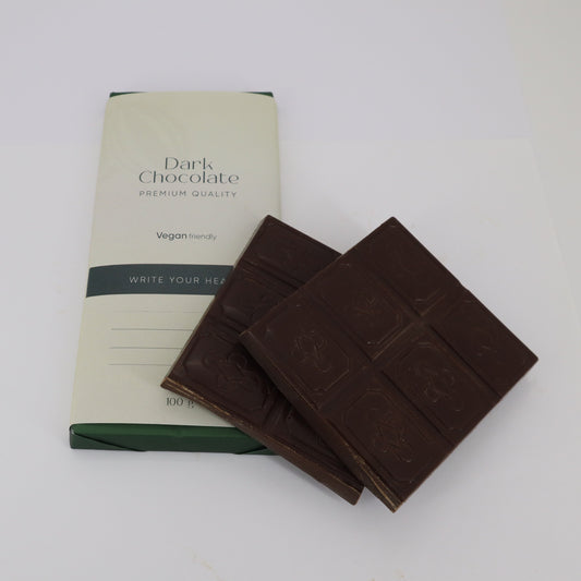 TABLET 100 G DARK PLAIN (V)